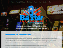 Tablet Screenshot of baxterarcade.com
